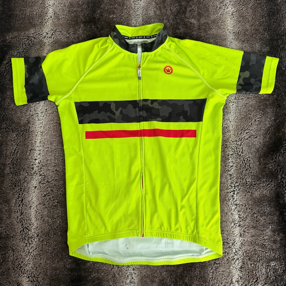 Canari Neon Yellow Cycling Jersey